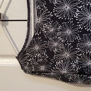 Soybu Black and White Floral Dress in Medium